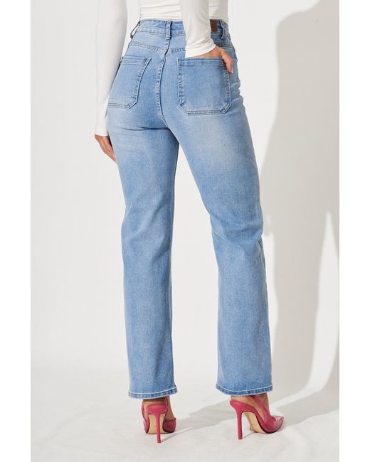 St.Frock Atwood High Rise Jeans Washed Denim by