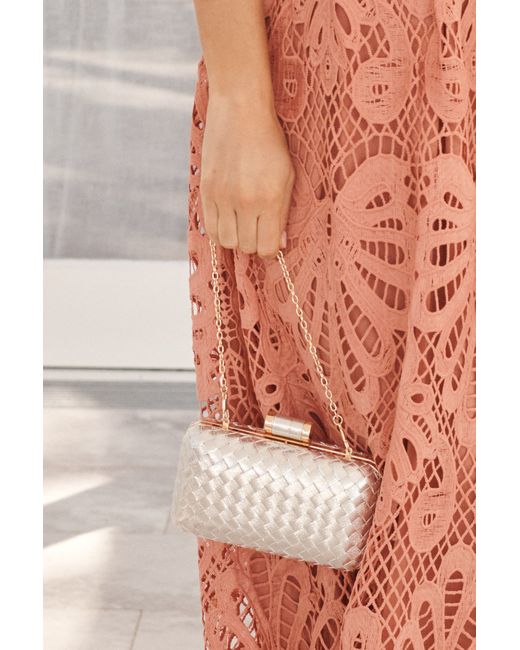 St.Frock Passion Woven Clutch Bag by