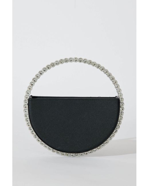St.Frock Party Treasure Round Clutch Bag Diamante by