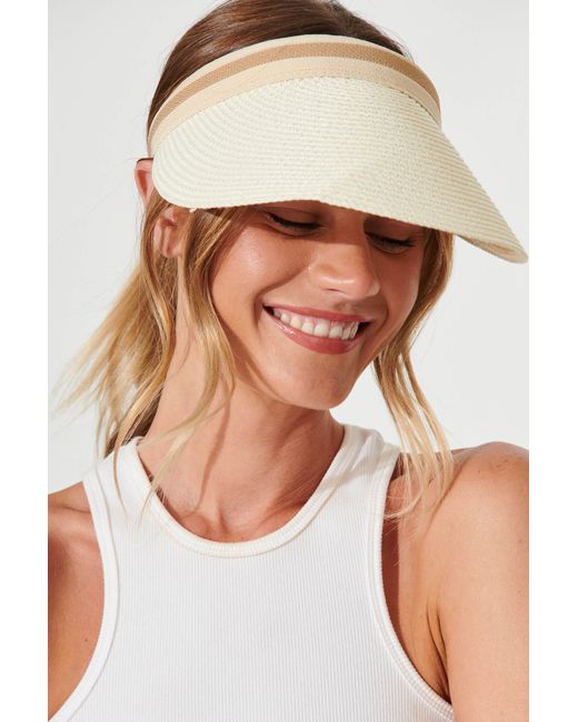 St.Frock Ophelia Visor Natural Woven by