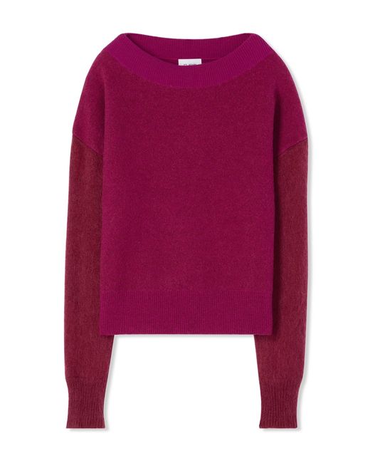 St. John Brushed Wool and Mohair Sweater
