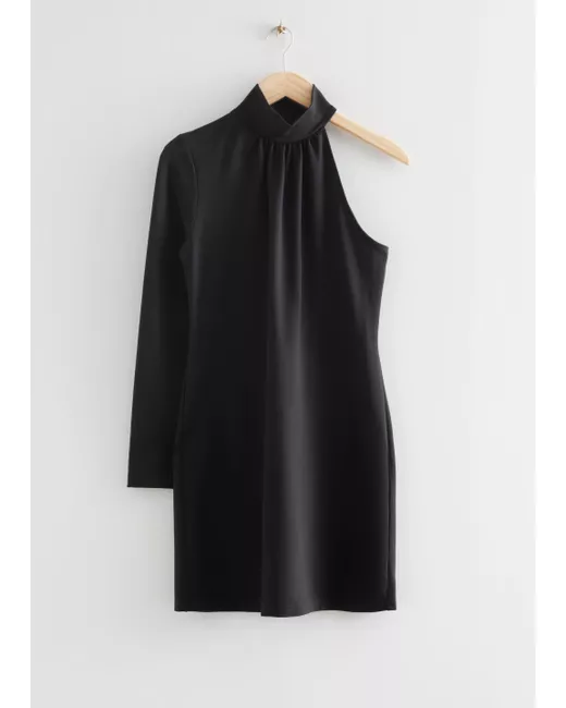 Other Stories One-Shoulder Asymmetric Mini Dress