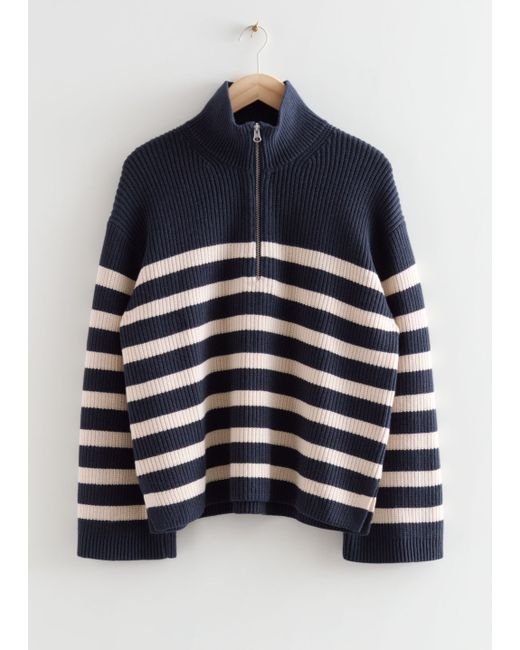 Other Stories Half-Zip Sweater