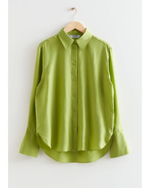 Other Stories Relaxed Silk Shirt