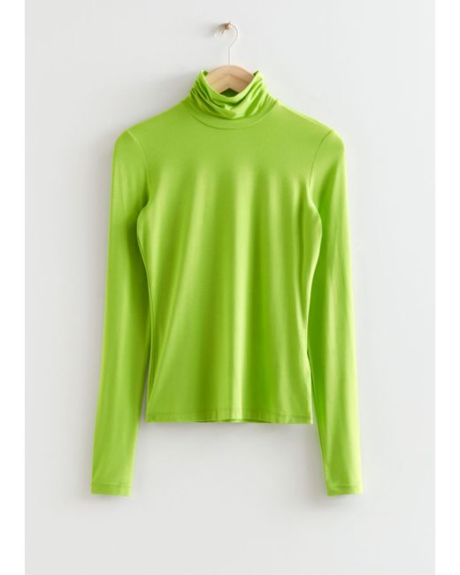 Other Stories Fitted Turtleneck Top