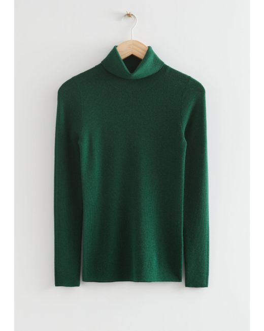 Other Stories Fitted Merino Knit Turtleneck