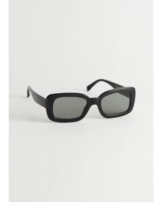 Other Stories Rectangular Frame Sunglasses