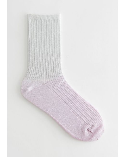 Other Stories Soft Tie-Dye Socks