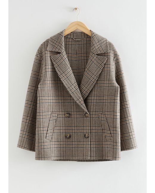 Other Stories Relaxed Double-Breasted Wool Coat