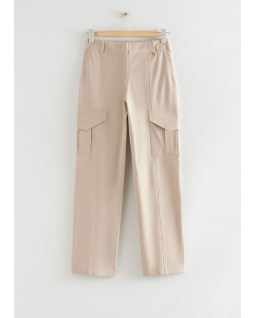 Other Stories Straight Leg Cargo Trousers