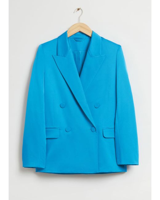 Other Stories Tailored Double-Breasted Blazer