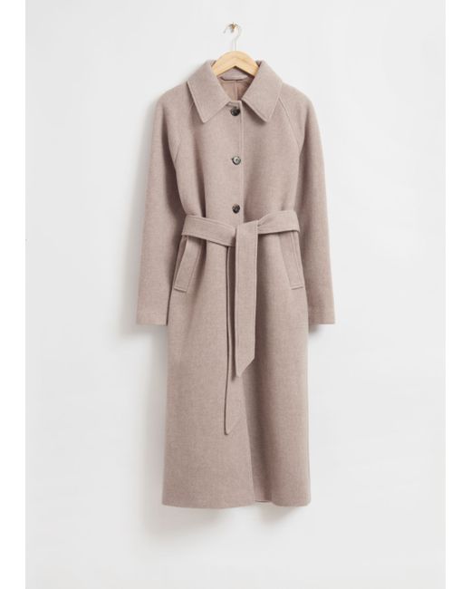 Other Stories Relaxed Wool Blend Coat