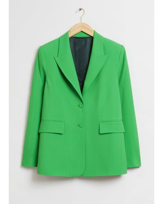 Other Stories Relaxed Single-Breasted Tailored Blazer