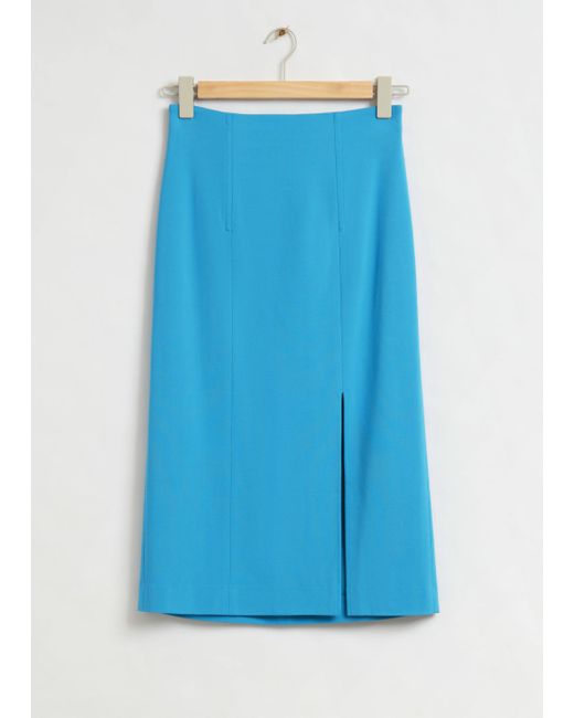 Other Stories Fitted High-Waist Pencil Skirt