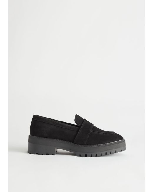 Other Stories Chunky Leather Loafers