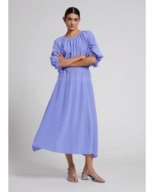 Other Stories Relaxed Gathered Detail Maxi Dress