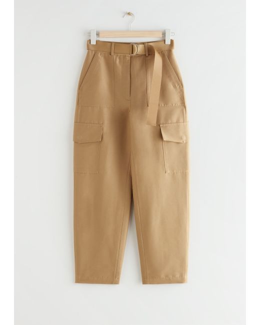 Other Stories Relaxed Belted Trousers