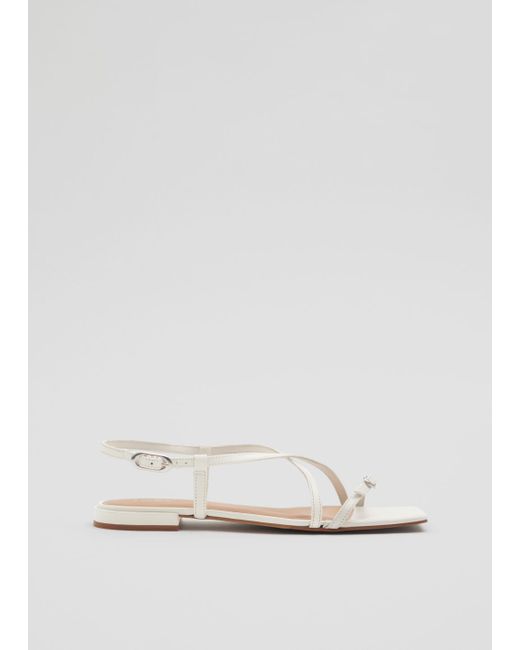 Other Stories Buckled Strappy Flat Sandals