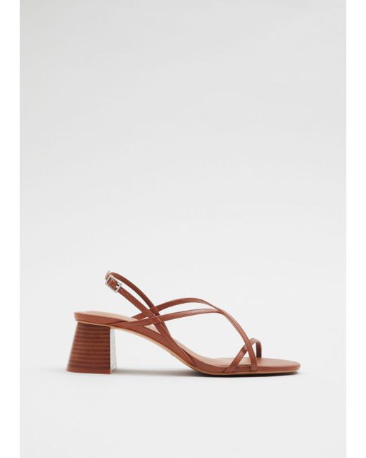 Other Stories Strappy Leather Sandals