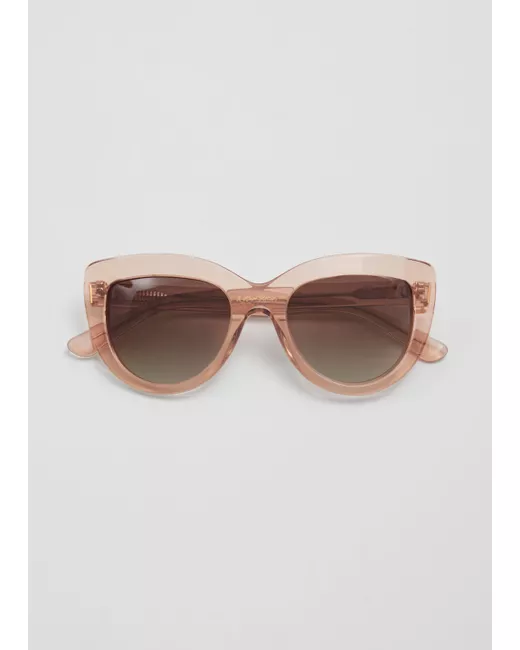 Other Stories Cat-Eye Acetate Sunglasses