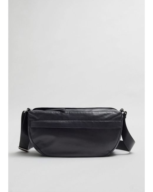 Other Stories Large Leather Crossbody Bag