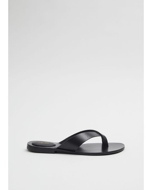 Other Stories Leather Thong Sandal