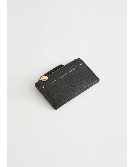 Other Stories Leather Card Wallet