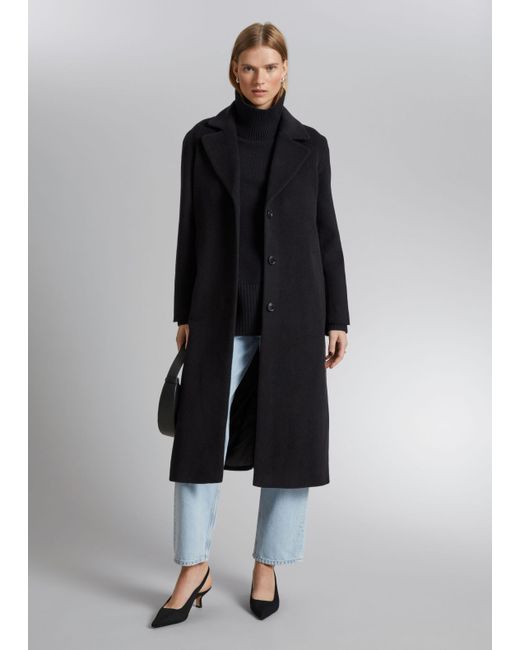 Other Stories Relaxed Wool-Blend Pile Coat