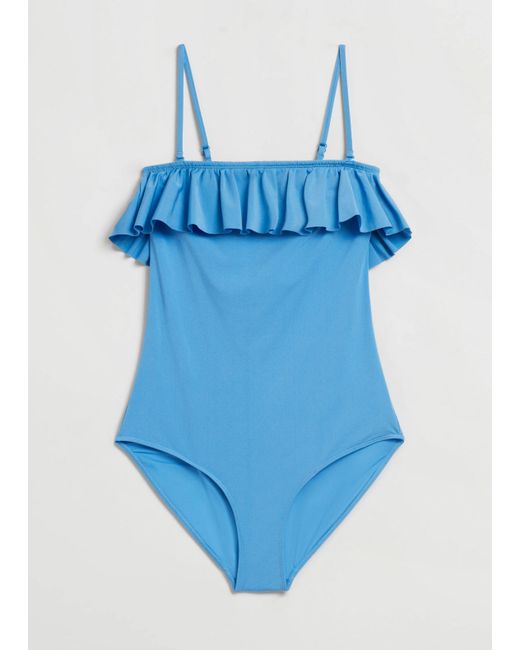 Other Stories Frill Bandeau Swimsuit