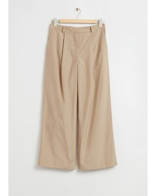 Other Stories Relaxed Wide Leg Trousers