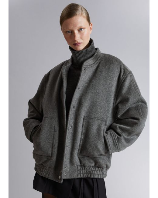 Other Stories Oversized Wool Jacket