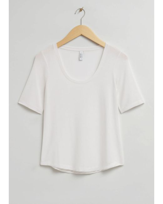 Other Stories Scoop Neck T-Shirt