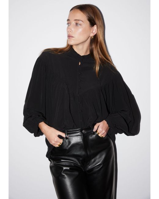 Other Stories Oversized Frill Blouse