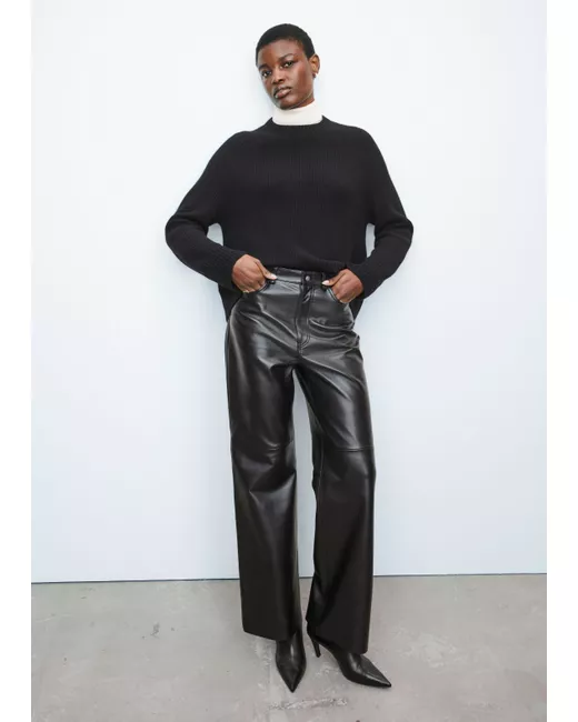 Other Stories Straight Leather Trousers