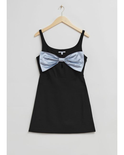 Other Stories Big Bow-Detailed Mini Dress