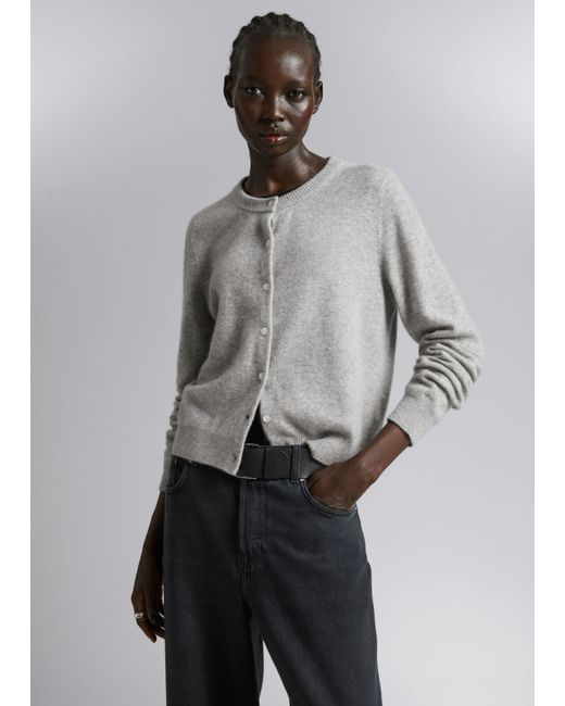 Other Stories Slim Cashmere Cardigan