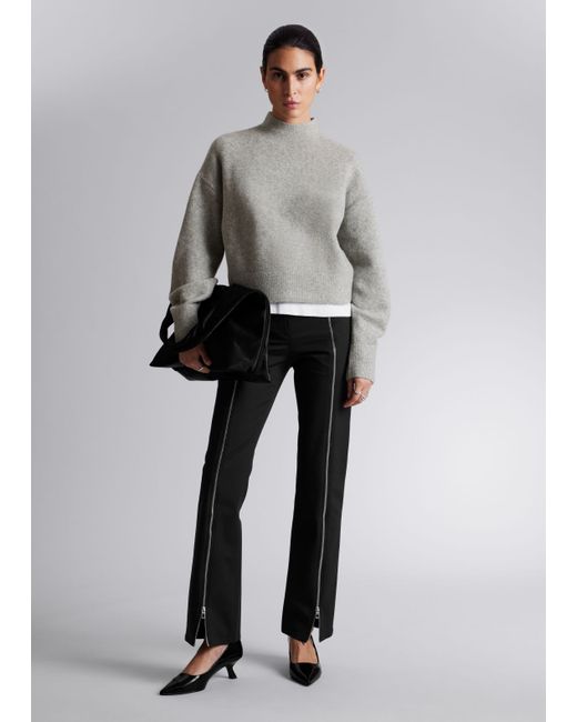Other Stories Mock-Neck Sweater