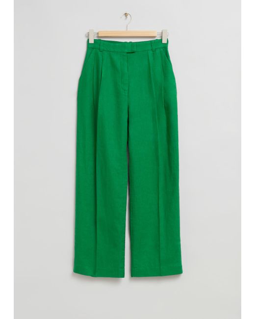 Other Stories Tailored Relaxed Pleat Trousers