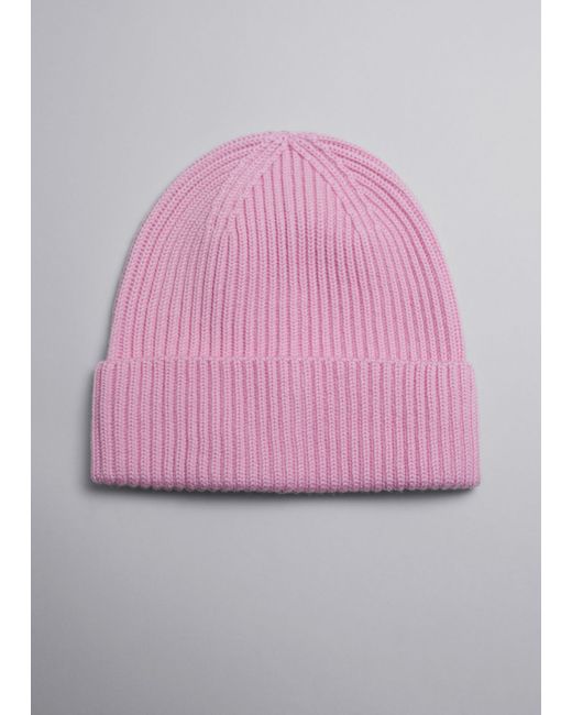 Other Stories Ribbed Wool Beanie