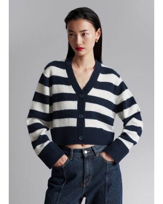 Other Stories Cropped Knit Cardigan