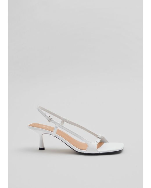 Other Stories Buckled Strappy Heeled Sandals