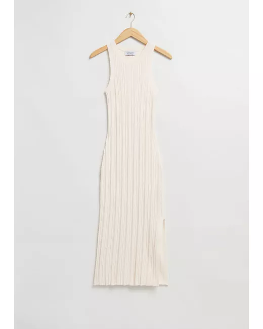 Other Stories Fitted Midi Tank Dress