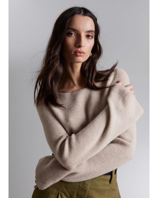 Other Stories Bell Sleeve Cashmere Sweater