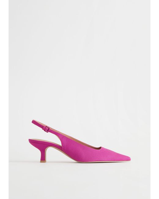 Other Stories Pointed Slingback Pumps