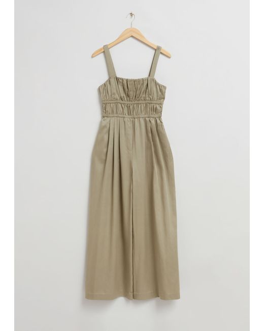 Other Stories Pleated Detail Jumpsuit