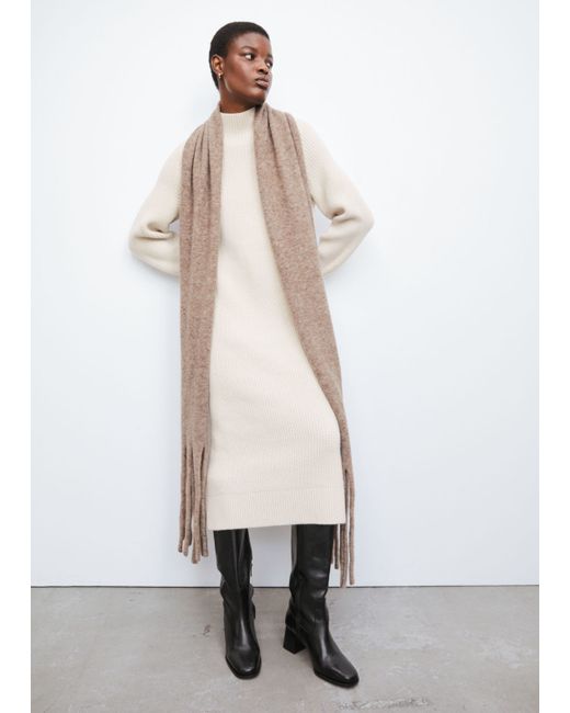 Other Stories Oversized Wool-Blend Scarf
