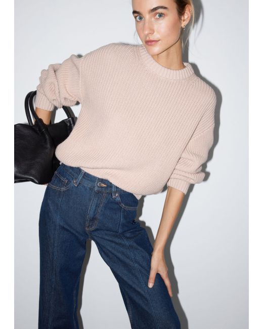 Other Stories Ribbed Knit Sweater