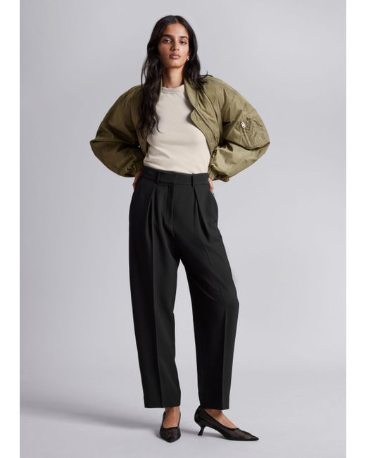 Other Stories Tailored Tapered Trousers