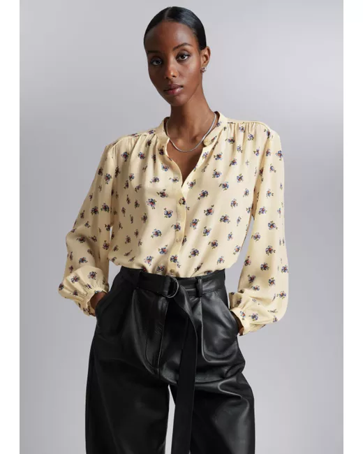 Other Stories Relaxed Silk Blouse