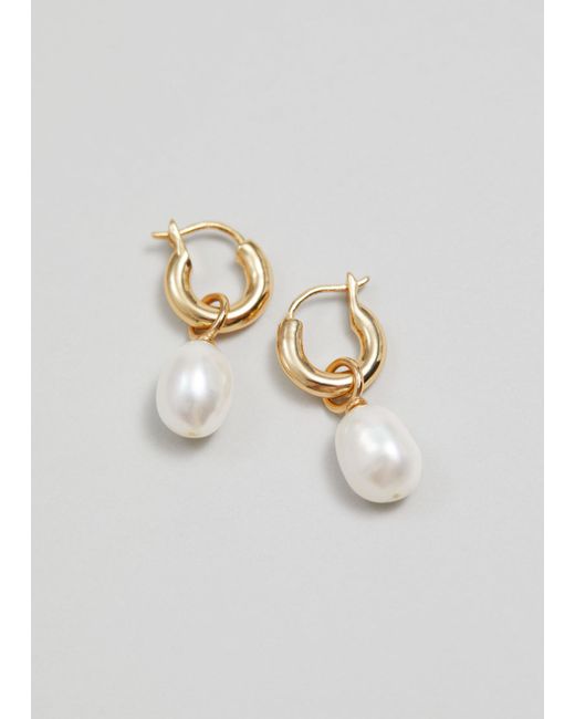 Other Stories Freshwater Pearl Hoops